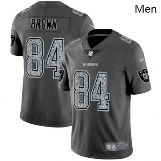 Nike Raiders 84 Antonio Brown Gray Camo Vapor Untouchable Limited Jersey